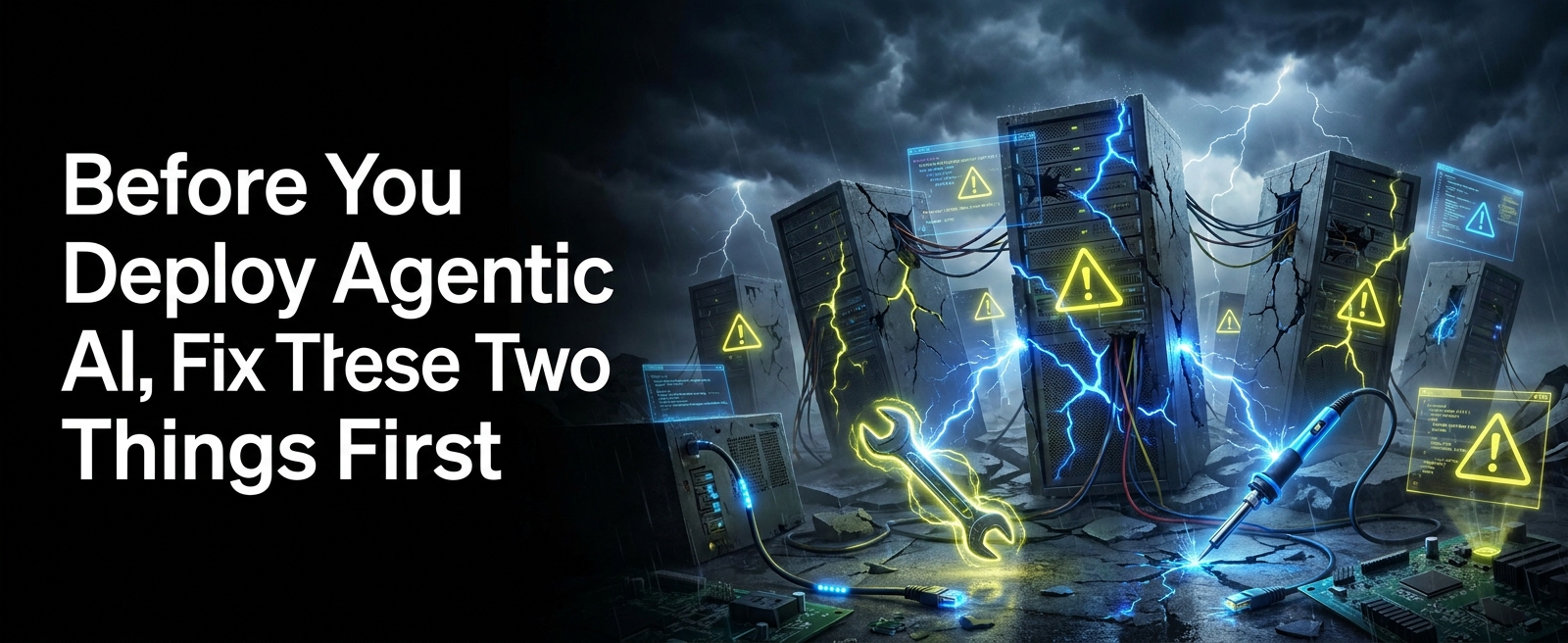 Before You Deploy Agentic AI, Fix These Two Things First