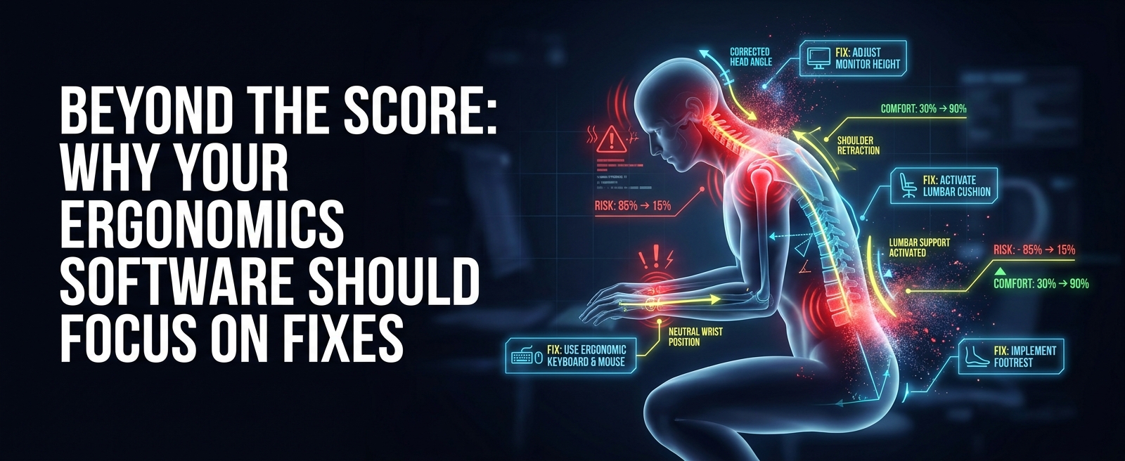 Beyond the Score: Why Your Ergonomics Software Should Focus on Fixes, Not Just Findings