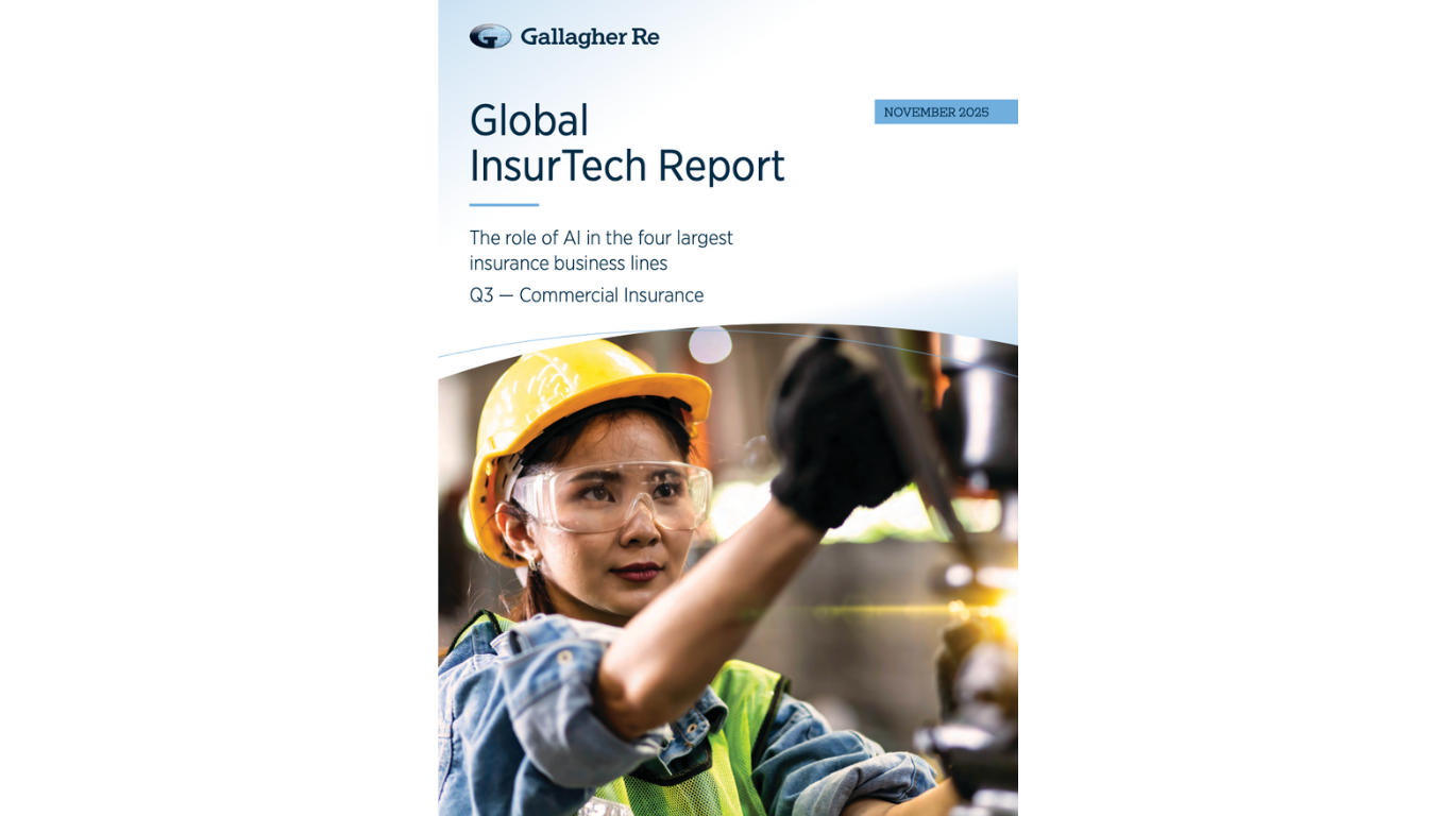 Gallagher Global InsurTech Report Q3 2025 - The role of AI in the four largest insurance business lines